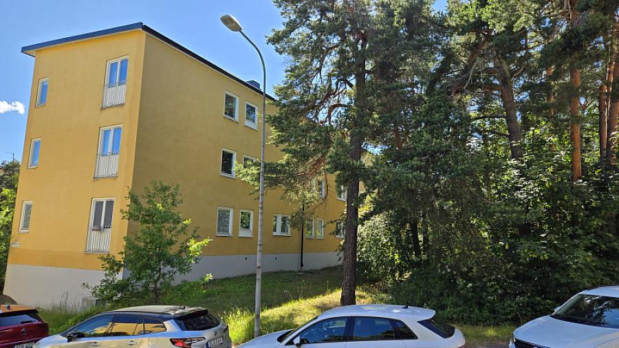 Husets baksida östra gaveln.